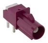 RF COAXIAL, SMB R/A PLUG, 50 OHM, PCB FA1-NDRP-PCB-8