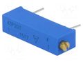 Potentiometer: mounting; multiturn; 20kΩ; 750mW; ±10%; linear VISHAY 43P20K