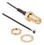 CABLE ASSY, R/A AMC PLUG-SMA BLKHD JACK 336313-12-0050