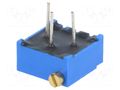 Potentiometer: mounting; horizontal,multiturn; 100kΩ; 500mW; THT VISHAY 64P100K