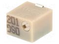 Potentiometer: mounting; multiturn; 200Ω; 250mW; SMD; ±10%; linear BOURNS 3224W-1-201E