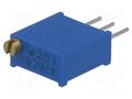 Potentiometer: mounting; multiturn; 200Ω; 500mW; THT; ±10%; linear BOURNS 3296W-1-201LF