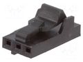 Connector: wire-wire/PCB; plug; female; PIN: 3; AMPMODU MTE; 2.54mm TE Connectivity 104257-2
