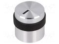 Knob; with pointer; aluminium,plastic; Øshaft: 6mm; Ø15.9x15.2mm OKW A1416469