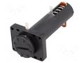 Holder; AA,R6; Batt.no: 1; soldering lugs; black; UL94V-0; 30.5mm BULGIN BXS011/1