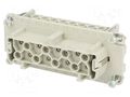 Connector: HDC; contact insert; female; 19A; 400V; PIN: 16; 16+PE AMPHENOL C146-10B0161021