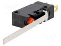 Microswitch SNAP ACTION; 5A/250VAC; 5A/30VDC; with lever; SPDT OMRON Electronic Components D2VW-5L1B-1