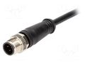Connector: M12; plug; male; Micro-Change; PIN: 4; straight; 4A; 250V MOLEX MX-120065-2277