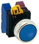 ACTUATOR, PUSHBUTTON SWITCH, METAL, BLUE YW4B-M1S