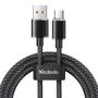 Cable USB-A to USB-C Mcdodo CA-3650, 1.2m (black), Mcdodo CA-3650
