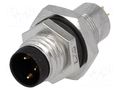 Connector: M8; male; PIN: 3; 3A; 60V; IP67; straight; socket; metal AMPHENOL LTW 8-03PMMS-SH7001