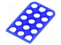 Profile gasket; PIN: 15; 6.35mm; 3x5; Universal MATE-N-LOK TE Connectivity 794281-1