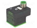 Connector: valve connector; adapter,plug; form A; 18mm; female MURRELEKTRONIK 7000-41321-0000000