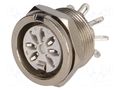 Connector: DIN; socket; female; PIN: 7; 270°; soldering; 34V; 2A; 10mΩ DELTRON 650-0700