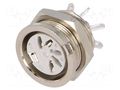 Connector: DIN; socket; female; PIN: 5; 180°; soldering; 34V; 2A; 10mΩ DELTRON 650-0500