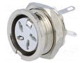 Connector: DIN; socket; female; PIN: 4; 216°; soldering; 34V; 2A; 10mΩ DELTRON 650-0400