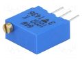 Potentiometer: mounting; vertical,multiturn; 100Ω; 500mW; THT VISHAY 64W100R