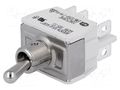 Switch: toggle; Pos: 3; DP3T; ON-OFF-ON; 10A/250VAC; 600H; -20÷55°C APEM 649H-2
