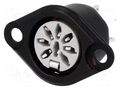 Connector: DIN; socket; female; PIN: 8; 270°; soldering; 34V; 2A; 10mΩ DELTRON 631-0800