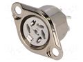 Connector: DIN; socket; female; PIN: 6; 240°; soldering; 34V; 2A; 10mΩ DELTRON 630-0600