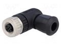 Connector: M12; plug; PIN: 5; female; angled 90°; screw terminal CONEC 43-00098