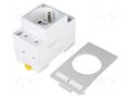 E-type socket; 250VAC; 16A; IP20; on panel; Input: 6mm fork; 62mm MURRELEKTRONIK 4000-68000-0050000