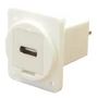 USB ADAPTER, TYP C RCPT-PLUG, PLAIN HOLE CP30211XW