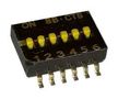 DIP SWITCH, 0.1A, 50VDC, 6POS, SMD 218-6LPST