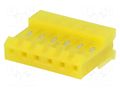 Connector: wire-board; plug; female; MTA-156; PIN: 6; 600VAC; IDC TE Connectivity 3-640427-6