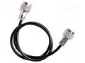 Test lead; plug type N male,both sides; Len: 1.21m; black POMONA POM-1658-T-48