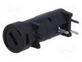 Fuse holder; THT; 5x20mm; -40÷85°C; 10A; thermoplastic; UL94V-0 SCHURTER 3101.0050