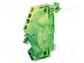 Splice terminal: rail; 280; 24A; 800V; spring clamp; yellow-green WAGO 280-637