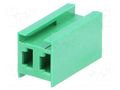 Connector: wire-board; plug; female; AMPMODU MOD I; PIN: 2; 3.96mm TE Connectivity 280590
