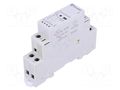 Contactor: 2-pole installation; 25A; 230VAC,230VDC; NC + NO; IP20 FINDER 22.32.0.230.4520