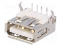 Connector: USB A; socket; THT; angled 90° ATTEND 205B-DAN0-R
