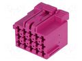 Connector: rectangular; plug; female; JPT; PIN: 15; for cable; 5mm TE Connectivity 1-967623-1