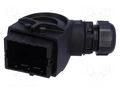 Enclosure for connectors: HDC; size 6B; for cable; IP65; angled HARTING 19411060522