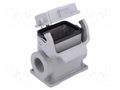 Enclosure for connectors: HDC; size 6B; Han® B; IP65; with latch HARTING 19300060296