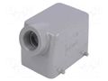 Enclosure: for HDC connectors; Han® A; size 32A (2 x 16A); M25 HARTING 19200321521