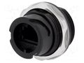 Coupler; socket; PIN: 8; Cat: 5e; 8p8c; RJ45 socket,both sides; IP67 CONEC 17-10019