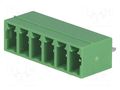 Connector: pluggable terminal block; socket; male; 7A; 250V; PIN: 6 DEGSON ELECTRONICS 15EDGVC3.81-06P