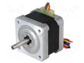 Motor: DC; 2-phase,bipolar,stepper; 24VDC; step 1,8°; 0.265Nm; 1A SANYO DENKI 103H5205-5240