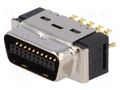 Connector: MDR; PIN: 20; shielded; for cable; polyester; plug; male 3M 10120-3000PE