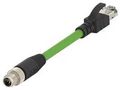 SENSOR CORD, 8P M12 PLUG-RJ45 PLUG, 5M TCX38725102-005