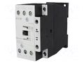Contactor: 3-pole; NO x3; Auxiliary contacts: NO; 24VDC; 17A; 690V EATON ELECTRIC DILM17-10-24VDC