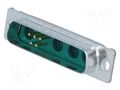 Connector: Special D-Sub; PIN: 9(4+5); plug; male; for cable; 250V CONEC DHPS25M-9/4