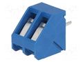 Connector: PCB terminal block; terminal; 15A; 300V; angled 45° DEGSON ELECTRONICS DG330-5.0-2P12