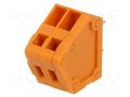 Connector: PCB terminal block; terminal; 4A; 150V; angled; on PCBs DEGSON ELECTRONICS DG240W2.54-2P15