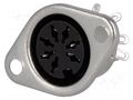 Connector: DIN; socket; female; PIN: 7; 270°; straight; soldering CHANGZHOU DAHUA IMP AND EXP (GROUP) CO DC-109