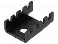 Heatsink: moulded; U; TO202,TO220; black; L: 19.05mm; W: 13.21mm STONECOLD D03A